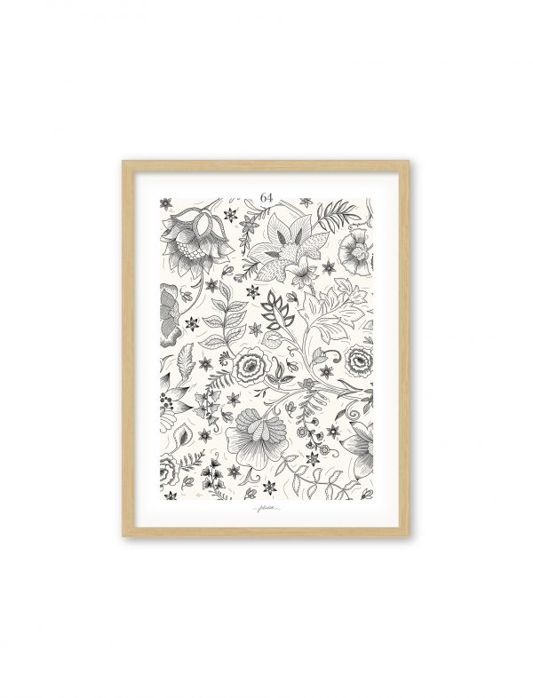 Folio02-cadre-bois-naturel-affiche-florale-64